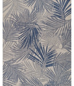 Momeni Riviera Rv-04 Blue Area Rug 4 ft. 1 in. X 6 ft. Rectangle