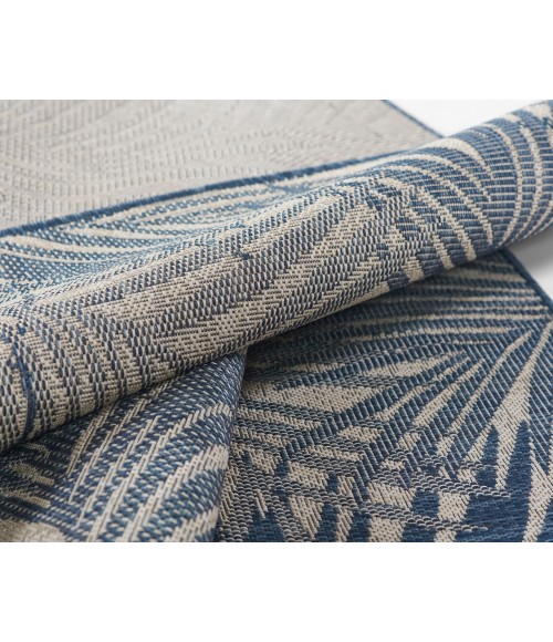 Riviera Area Rug Momeni Riviera Area Rug RV-04 Blue 4'1 X 6'