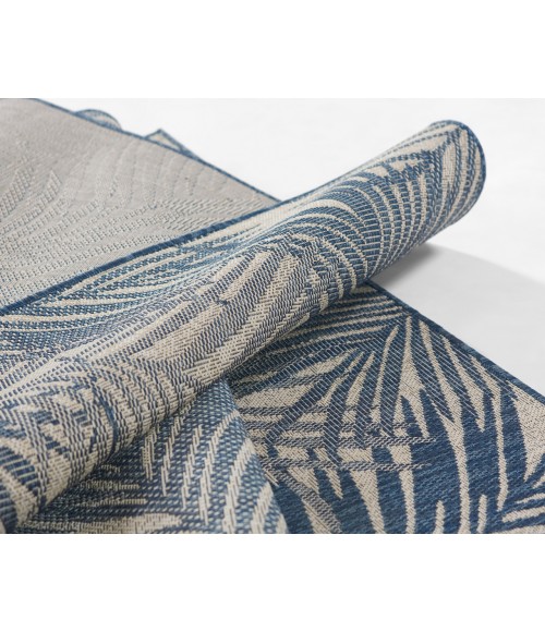 Riviera Area Rug Momeni Riviera Area Rug RV-04 Blue 4'1 X 6'