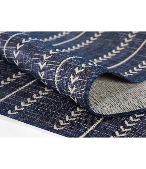 Momeni Riviera Area Rug RV-06 Navy 4'1 X 6'