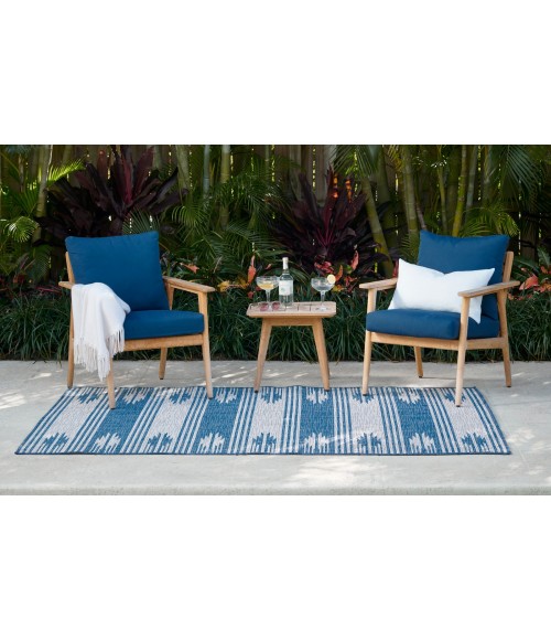 Momeni Riviera Blue RV-07 9 ft. X 12 ft. Rect. Rug