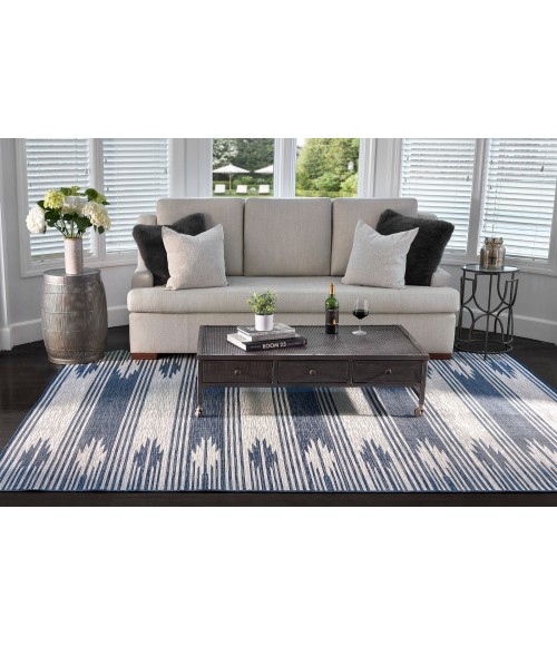 Momeni Riviera Blue RV-07 9 ft. X 12 ft. Rect. Rug