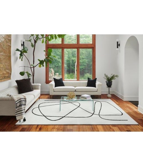 Momeni Simba Area Rug SIM-8 Ivory 2' X 3'