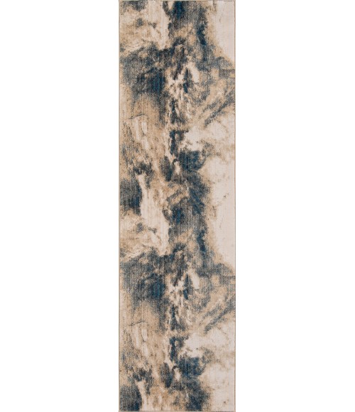 Studio Area Rug Momeni Studio Area Rug STU-3 Blue 2'3 X 8' Runner