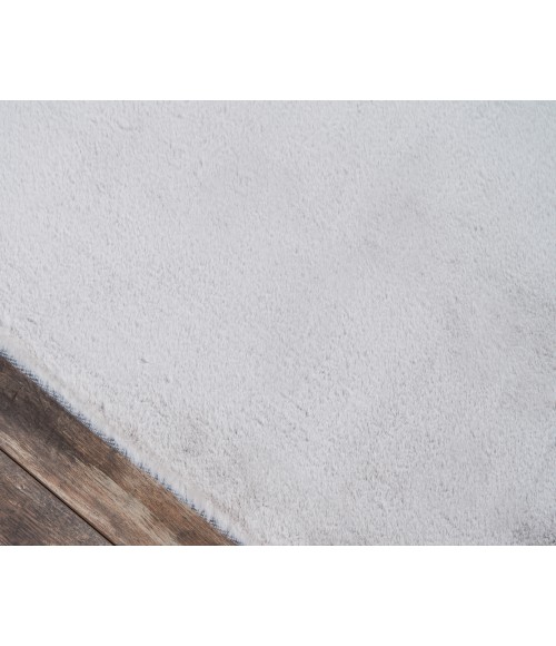 Suave Shag Area Rug Momeni Suave Shag Area Rug SUS-1 Grey 5' X 7'