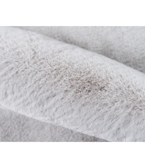 Suave Shag Area Rug Momeni Suave Shag Area Rug SUS-1 Grey 5' X 7'