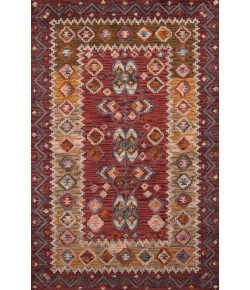 Momeni Tangier Tan-1 Red Area Rug 7 ft. 6 in. X 9 ft. 6 in. Rectangle