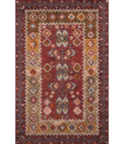 Momeni Tangier Tan-1 Red Area Rug 8 ft. X 11 ft. Rectangle