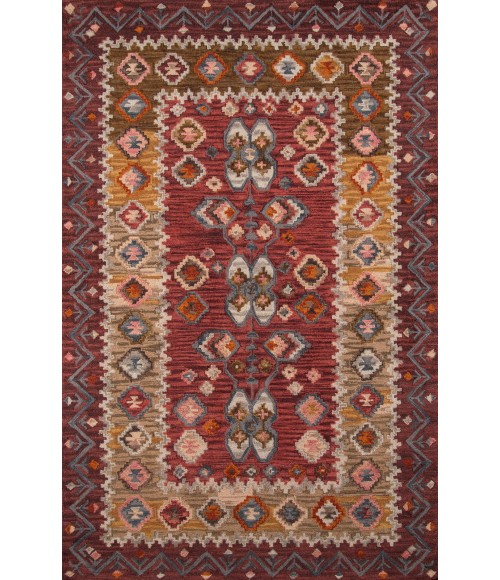 Momeni Tangier Area Rug TAN-1 Red 8' X 11'