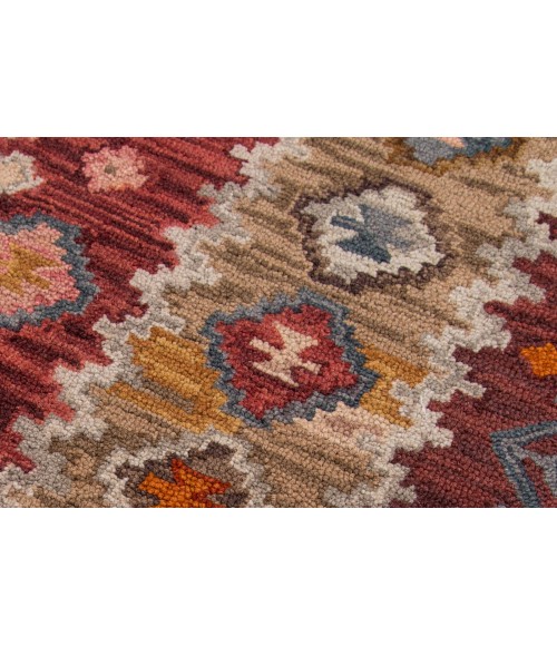 Momeni Tangier Area Rug TAN-1 Red 5' X 8'