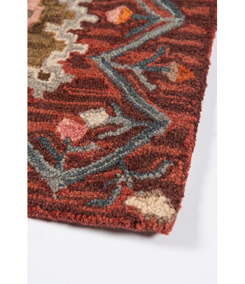 Momeni Tangier Area Rug TAN-1 Red 5' X 8'
