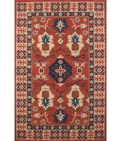 Momeni Tangier Tan-3 Red Area Rug 7 ft. 6 in. X 9 ft. 6 in. Rectangle
