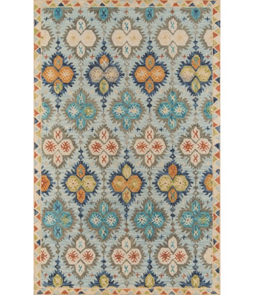 Momeni Tangier Area Rug TAN17 Blue 2'3 X 8' Runner