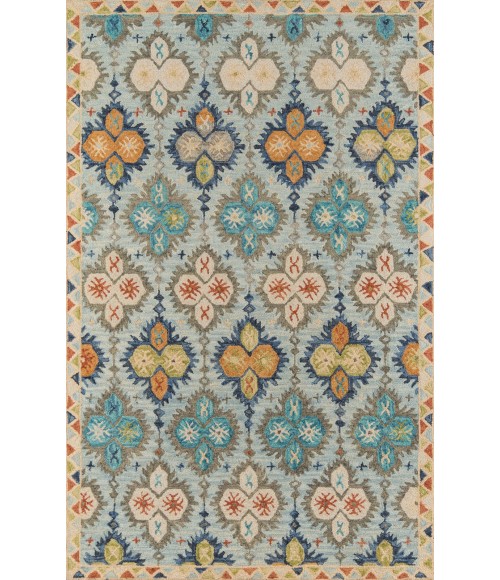 Momeni Tangier Area Rug TAN17 Blue 8' X 11'