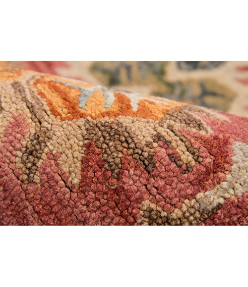 Momeni Tangier Area Rug TAN17 Red 5' X 8'