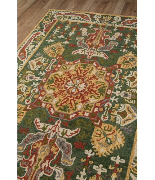 Momeni Tangier Area Rug TAN25 Green 5' X 8'