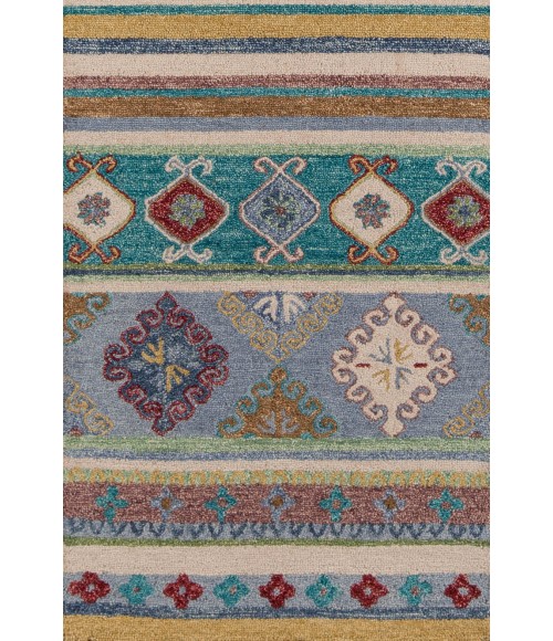 Momeni Tangier Area Rug TAN32 Blue 2'3 X 8' Runner