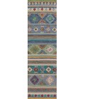 Momeni Tangier Area Rug TAN32 Blue 2'3 X 8' Runner