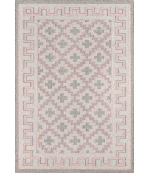 Erin Gates Thompson THO-4 Pink 7 ft. 6 in. X 9 ft. 6 in. Rectangle Rug