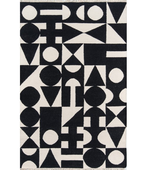 Topanga Area Rug Momeni Topanga Area Rug TOP-3 Roberta Black 2' X 3'