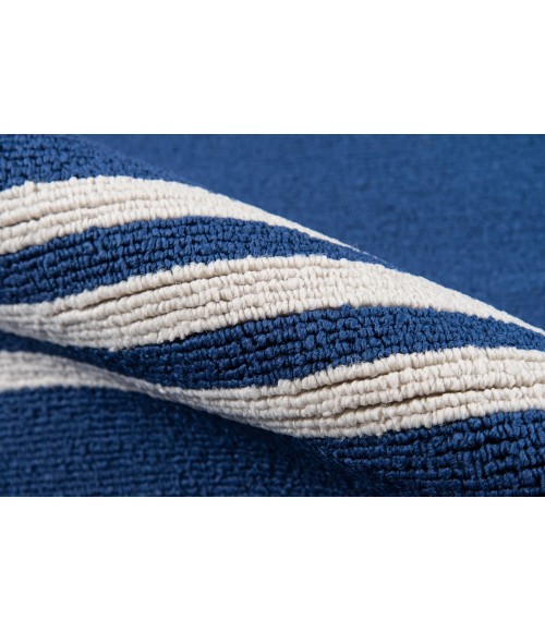 Veranda Area Rug Momeni Veranda Area Rug VR-16 Maritime Blue 9' X 9' Round