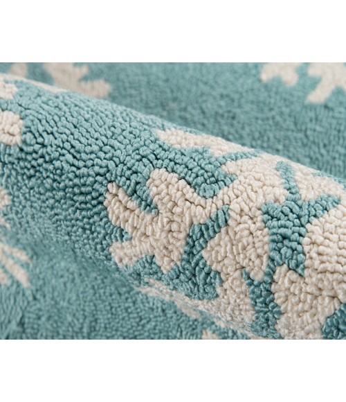 Momeni Veranda Area Rug VR-45 Aqua 8' X 10'