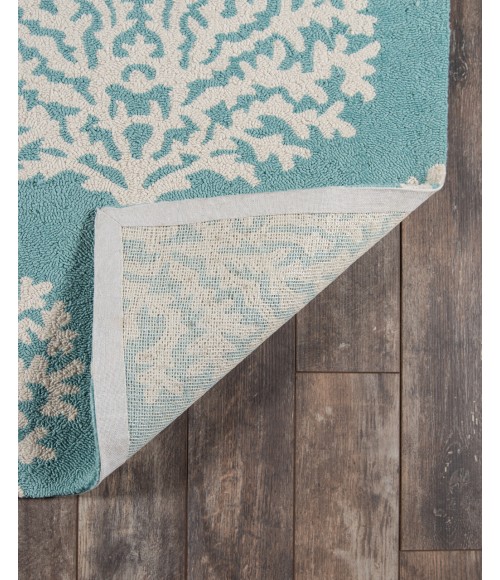 Momeni Veranda Area Rug VR-45 Aqua 8' X 10'