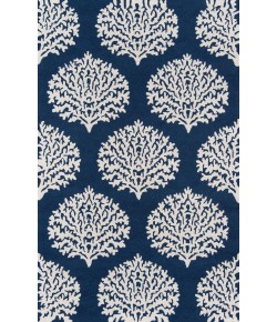 Momeni Veranda Vr-45 Navy Area Rug 9 ft. X 9 ft. Round