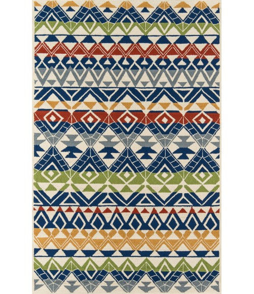 Veranda Area Rug Momeni Veranda Area Rug VR-56 Multi 9' X 9' Round
