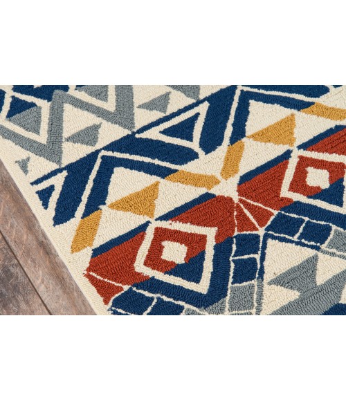 Veranda Area Rug Momeni Veranda Area Rug VR-56 Multi 9' X 9' Round