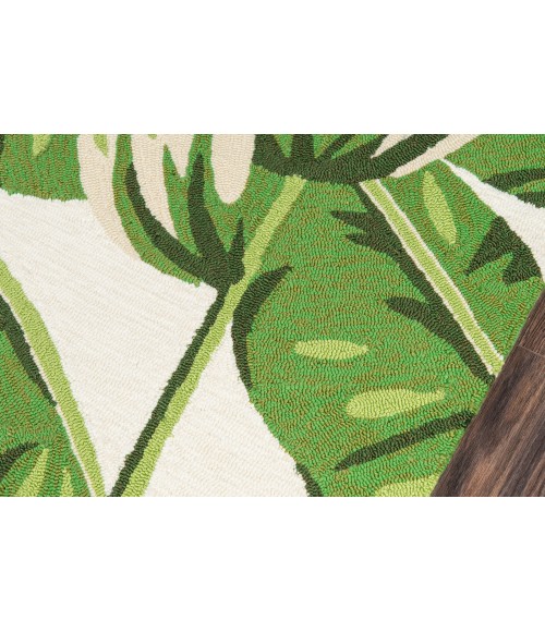 Veranda Area Rug Momeni Veranda Area Rug VR-62 Green 9' X 9' Round
