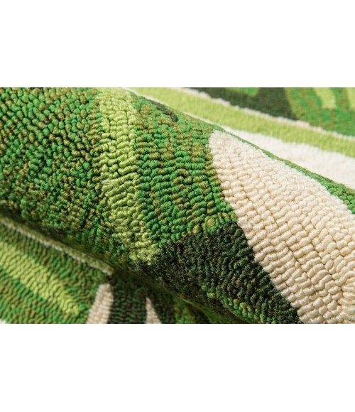 Veranda Area Rug Momeni Veranda Area Rug VR-62 Green 9' X 9' Round