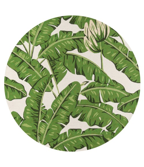 Veranda Area Rug Momeni Veranda Area Rug VR-62 Green 9' X 9' Round