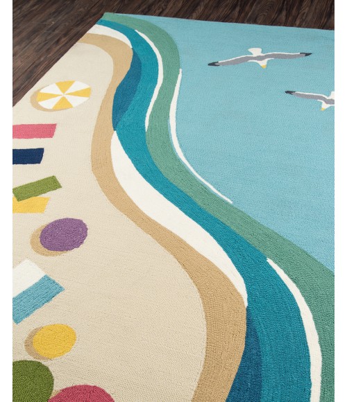 Veranda Area Rug Momeni Veranda Area Rug VR-63 Blue 8' X 10'
