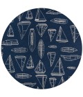 Veranda Area Rug Momeni Veranda Area Rug VR-70 Navy 9' X 9' Round