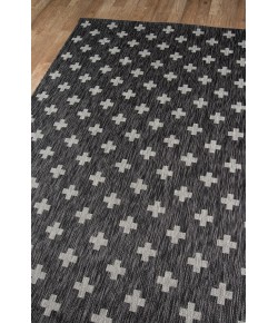 Momeni Novogratz Villa Vi-01 Charcoal Area Rug 2 ft. X 6 ft. Runner