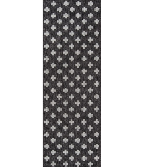 Momeni Villa Area Rug VI-01 Umbria Charcoal 5'3 X 7'6