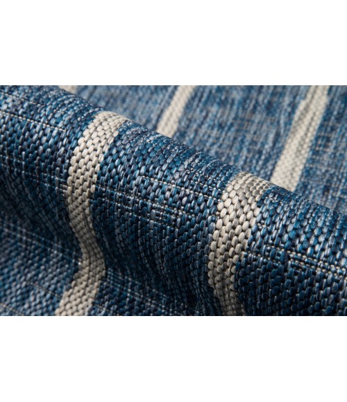 Momeni Villa Area Rug VI-03 Sicily Blue 2' X 10' Runner