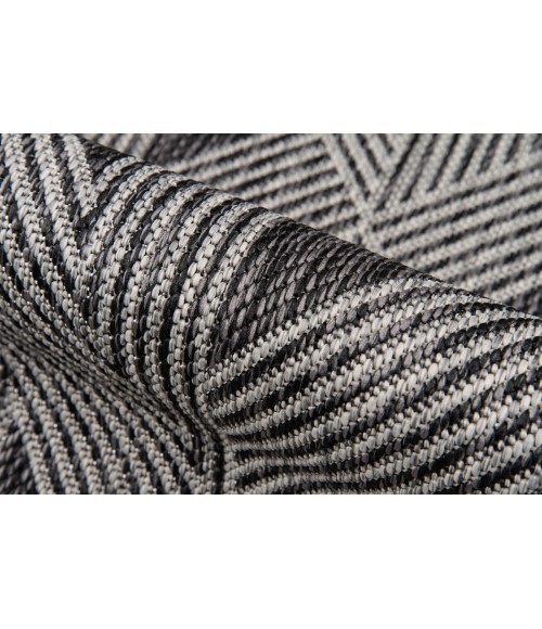 Villa Area Rug Momeni Villa Area Rug VI-06 Como Charcoal 7'10 X 10'10
