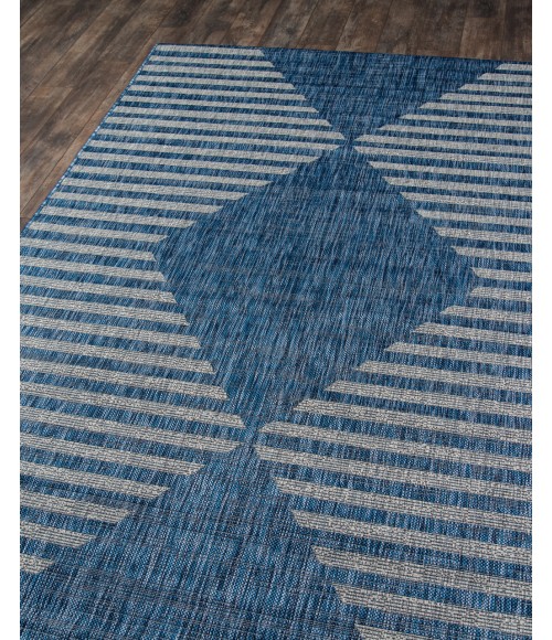 Novogratz Villa VI-07 Blue 2 ft. X 3 ft. Rectangle Rug