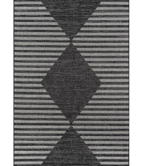 Villa Area Rug Momeni Villa Area Rug VI-07 Cavallo Charcoal 2' X 10' Runner