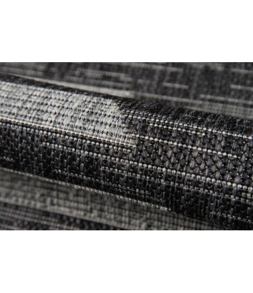 Villa Area Rug Momeni Villa Area Rug VI-07 Cavallo Charcoal 2' X 10' Runner
