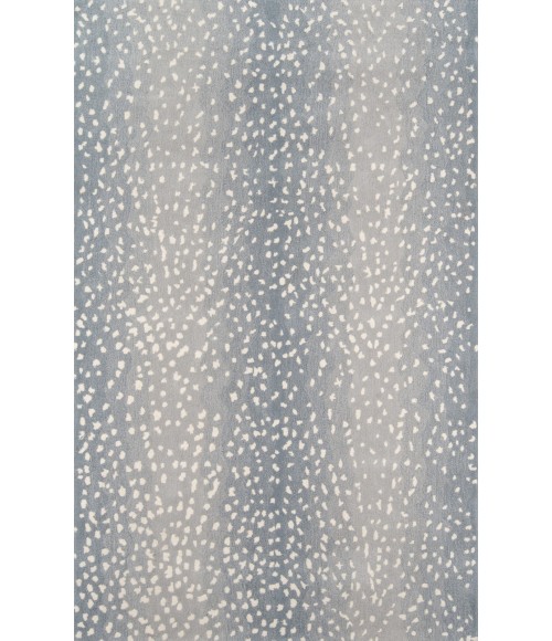 Momeni Woodland Area Rug WOD-1 Antelope Blue 3'6 X 5'6