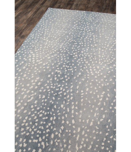 Momeni Woodland Area Rug WOD-1 Antelope Blue 3'6 X 5'6