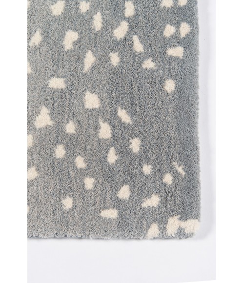 Momeni Woodland Area Rug WOD-1 Antelope Blue 3'6 X 5'6