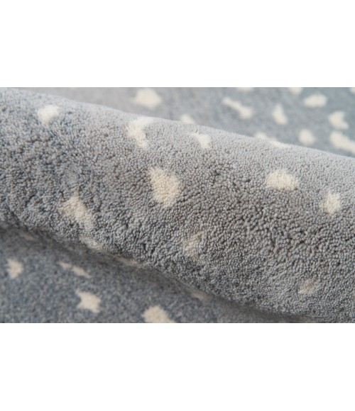 Momeni Woodland Area Rug WOD-1 Antelope Blue 3'6 X 5'6