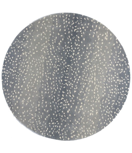 Momeni Woodland Area Rug WOD-1 Antelope Blue 3'6 X 5'6