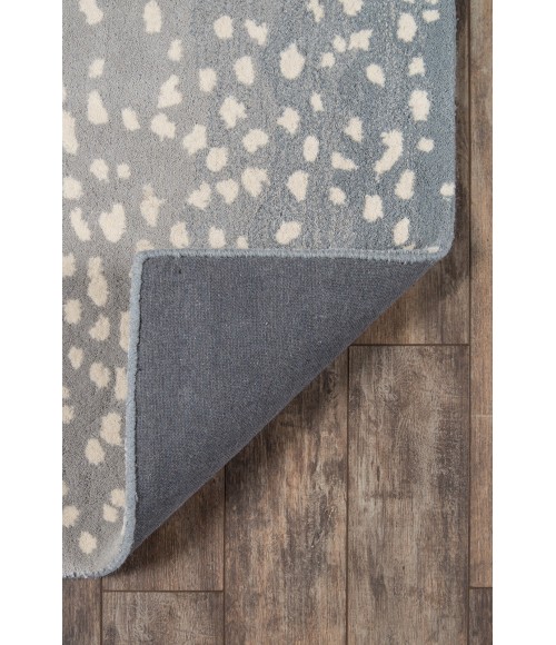 Momeni Woodland Area Rug WOD-1 Antelope Blue 3'6 X 5'6
