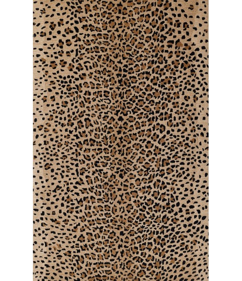 Woodland Area Rug Momeni Woodland Area Rug WOD-2 Leopard Beige 3'6 X 5'6
