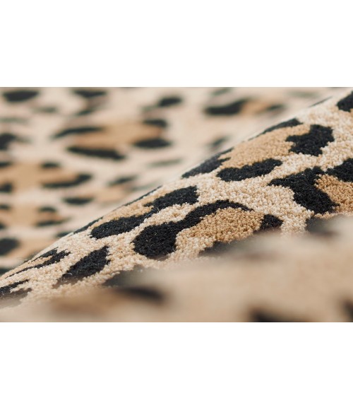 Woodland Area Rug Momeni Woodland Area Rug WOD-2 Leopard Beige 3'6 X 5'6
